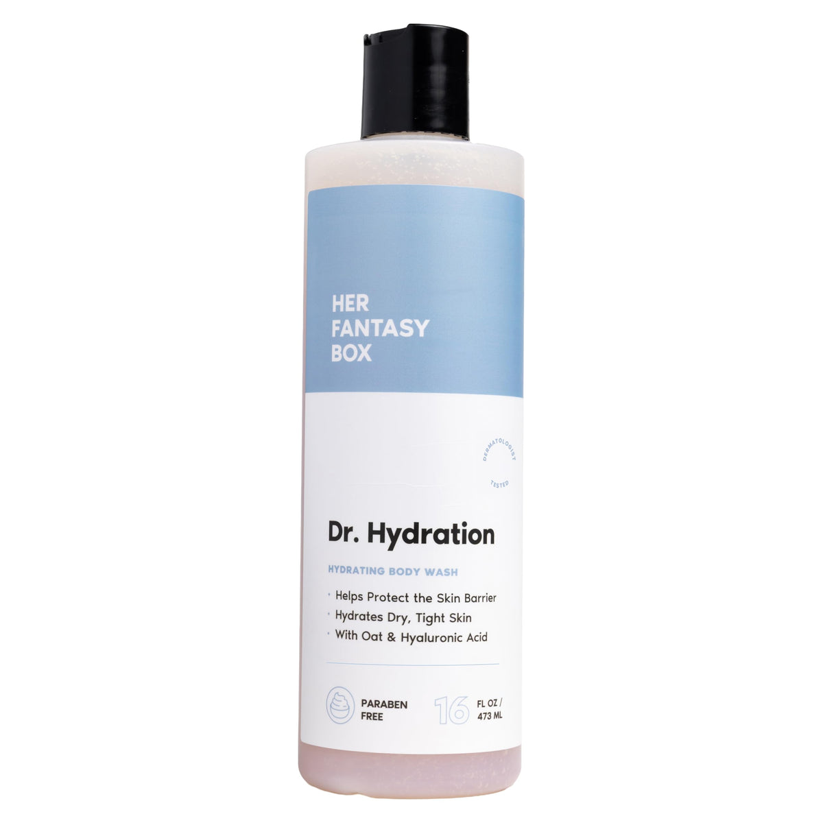 Her Fantasy Box Dr. Hydration Moisturizing Body Wash front view 16 oz
