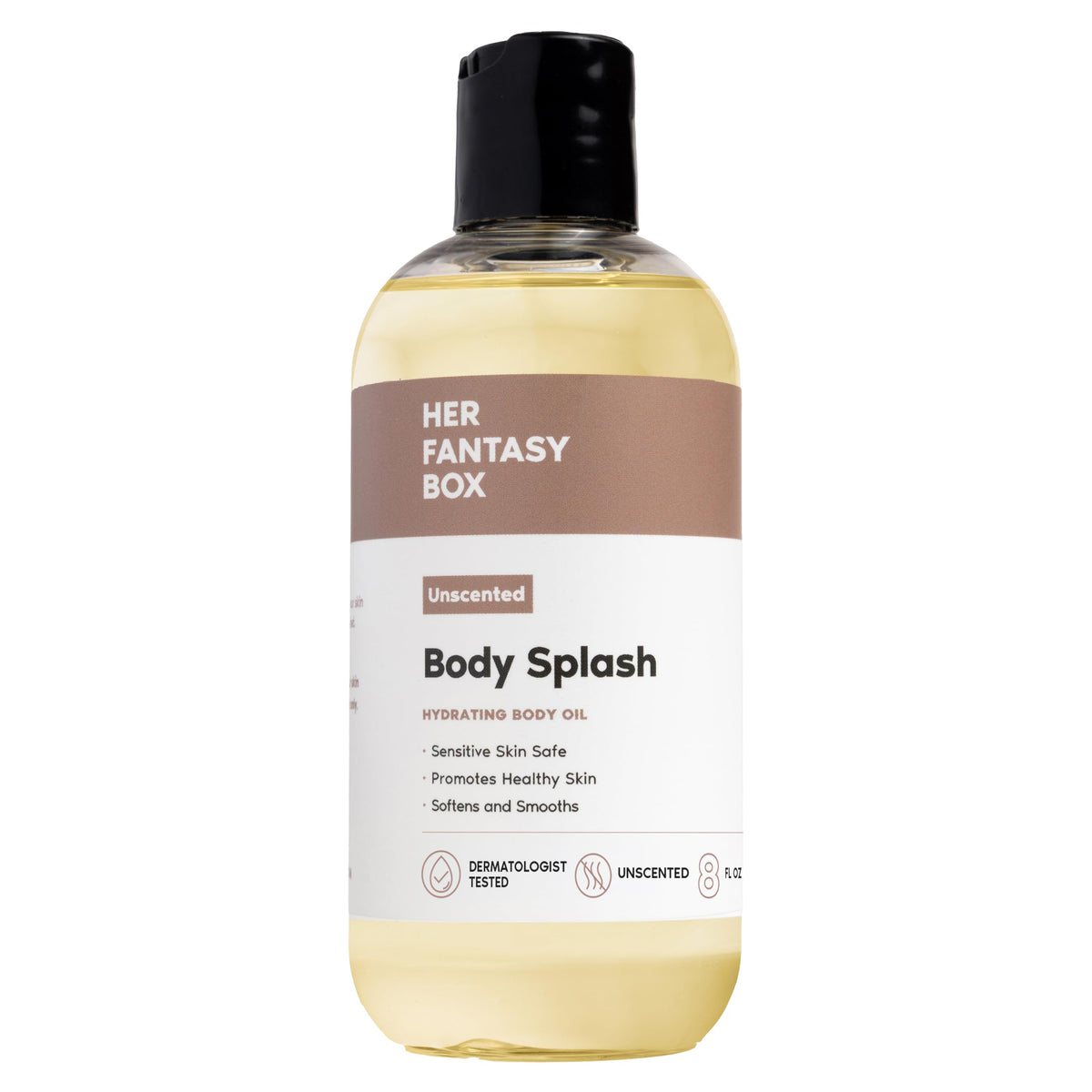 Her Fantasy Box Hydrating Body Oil 8 Fl Oz front view