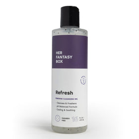 Her Fantasy Box Refresh pH Balancing Shower Gel 16 oz front view