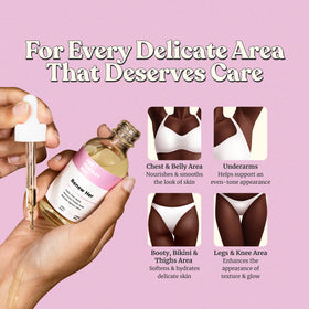 Her Fantasy Box Renew Her Yoni Oil application on skin