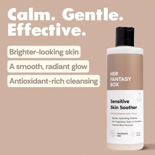 Her Fantasy Box Sensitive Skin Soother Body Wash back view