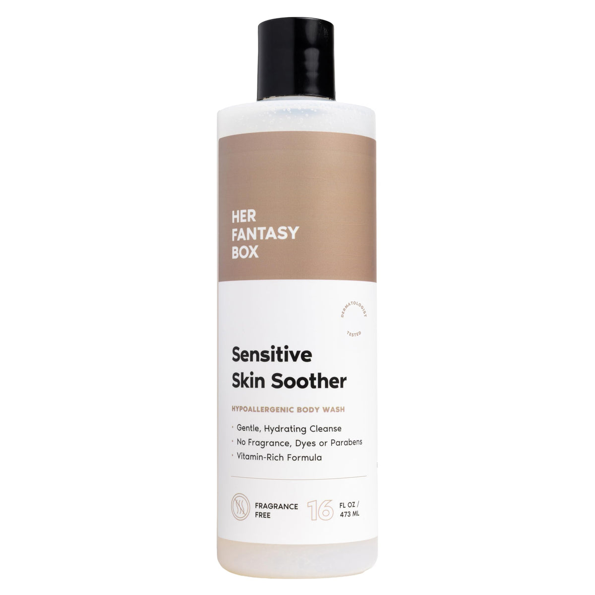 Her Fantasy Box Sensitive Skin Soother Body Wash front view