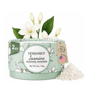 Herb & Root Jasmine Dusting Powder 2 oz front view
