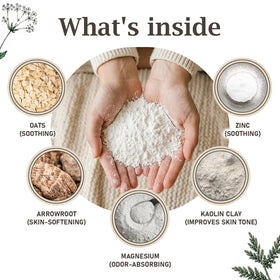 Herb & Root Sandalwood Dusting Powder ingredients list