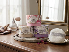 Herb & Root Talc-Free Body Dusting Powder travel size set