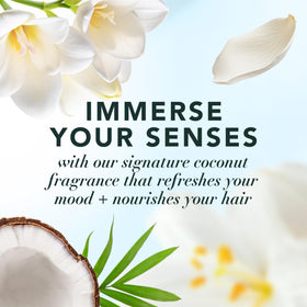 Herbal Essences Coconut Hair Mist lifestyle scene on vanity