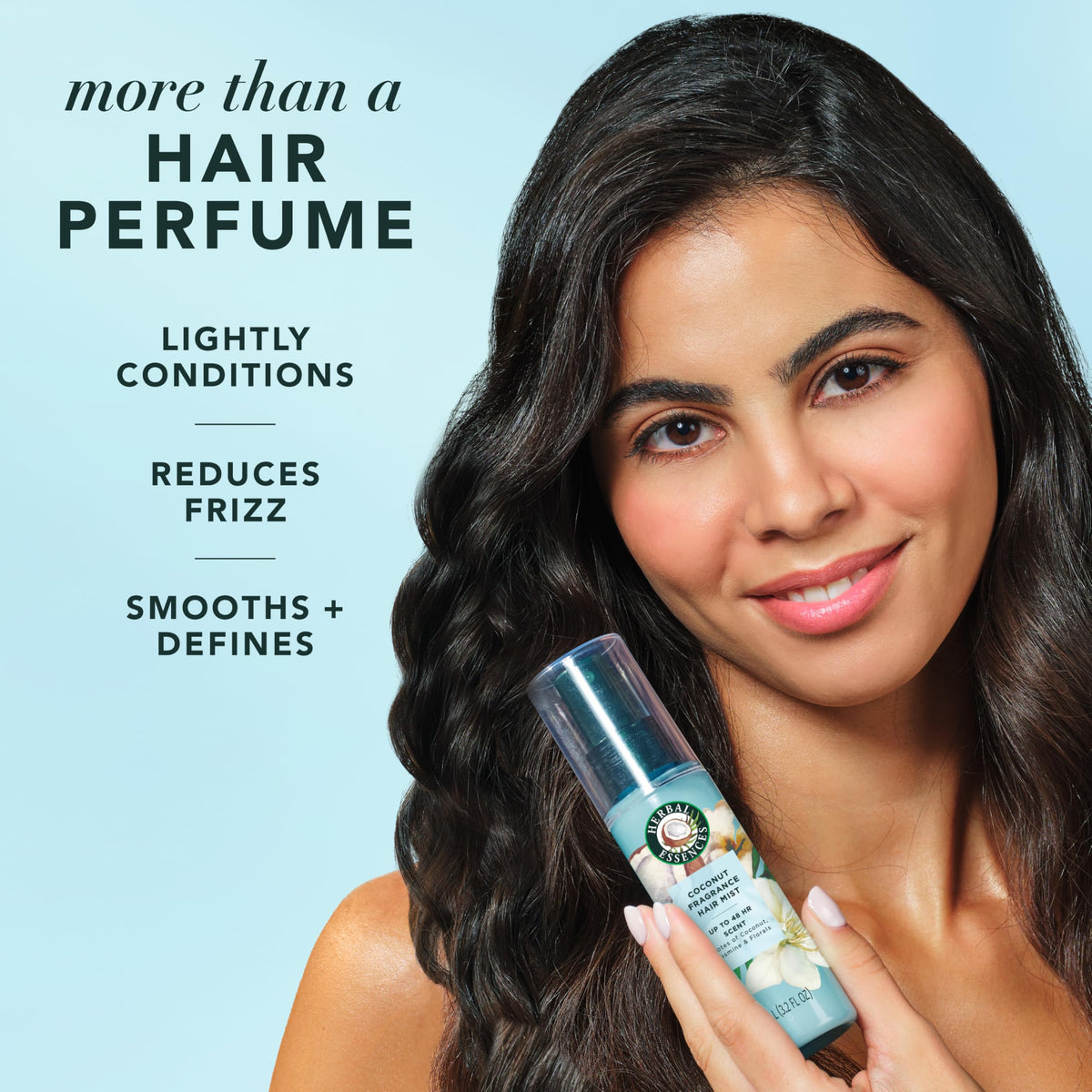 Herbal Essences Coconut Hair Perfume spray nozzle close-up
