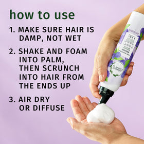 Herbal Essences Curl support Mousse in bathroom setting
