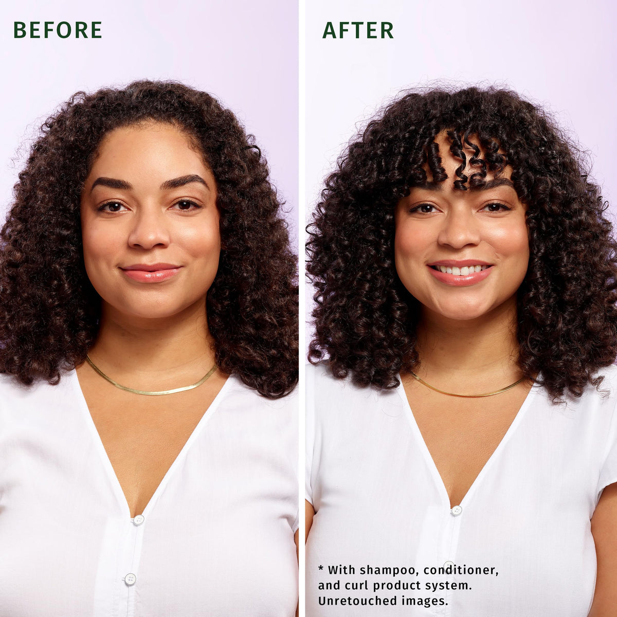 Herbal Essences Curl support Mousse with berries background