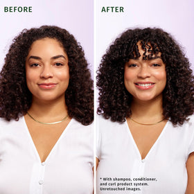 Herbal Essences Curl support Mousse with berries background