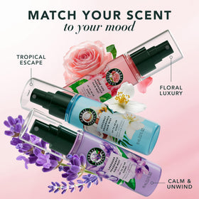 Herbal Essences Hair Perfume Rose Scent with rose petals