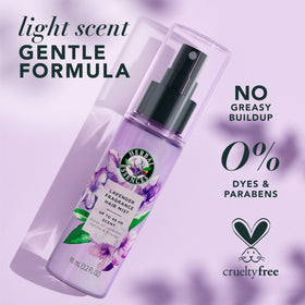 Herbal Essences Lavender Hair Mist bottle back view