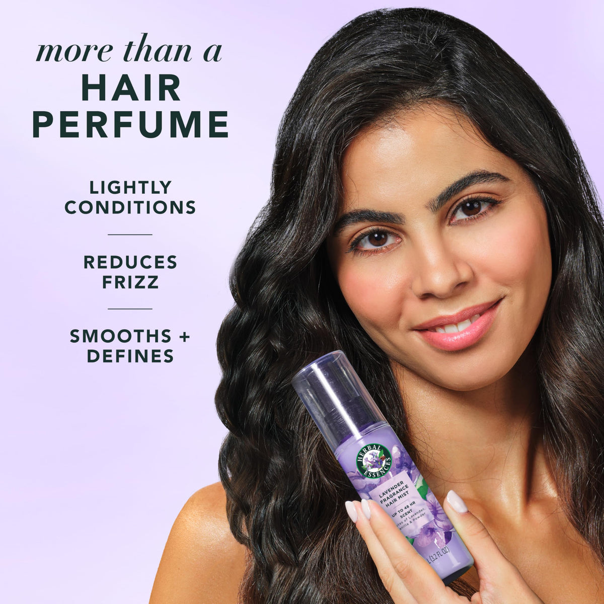 Herbal Essences Lavender Hair Mist spray nozzle close-up