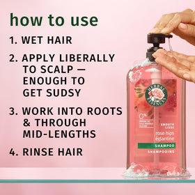 Herbal Essences Rose Hips Smooth Shampoo cap open