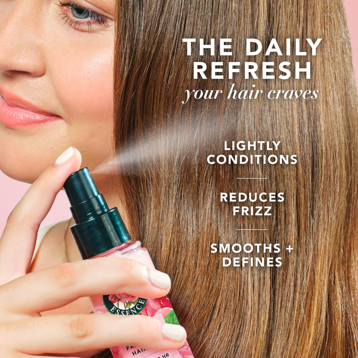 Herbal Essences Rose Hips Smooth Shampoo texture close-up
