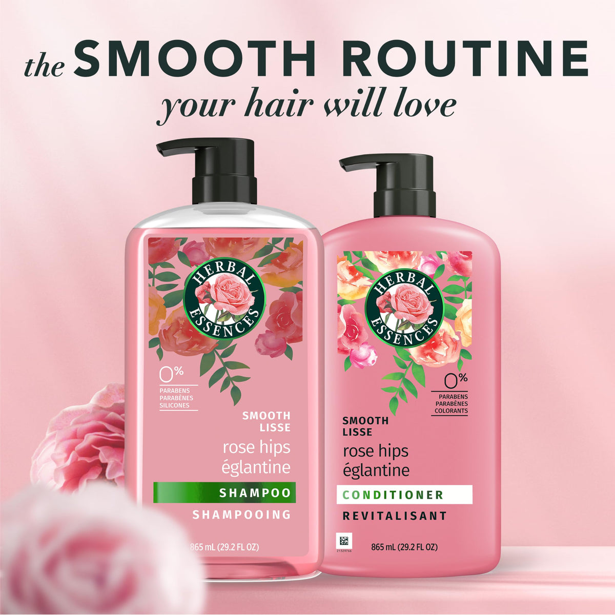 Herbal Essences Shampoo pouring into hand