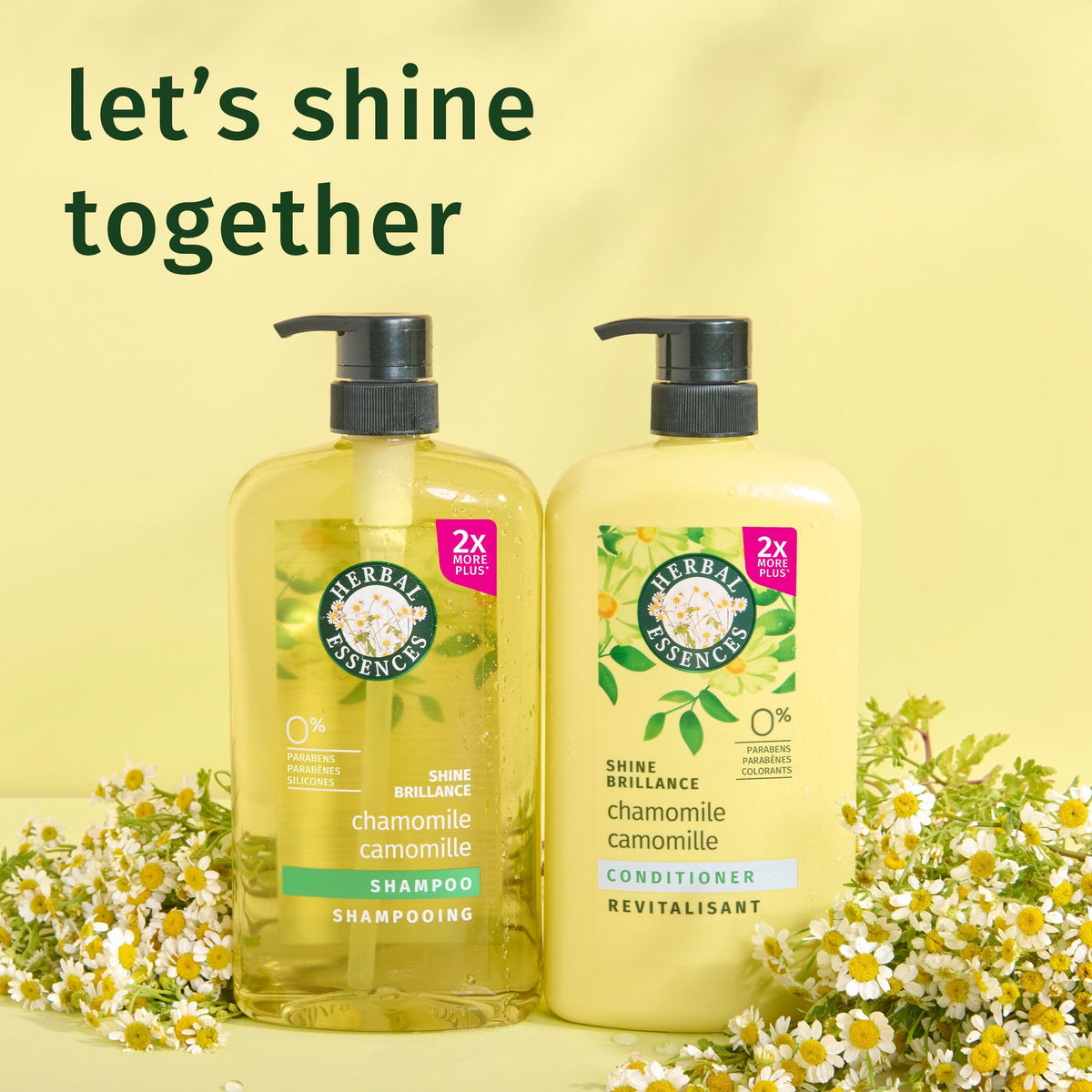 Herbal Essences Shine Collection Shampoo 33.8 fl oz cap open