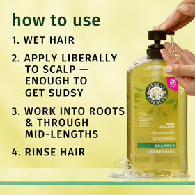 Herbal Essences Shine Collection Shampoo 33.8 fl oz pouring into hand