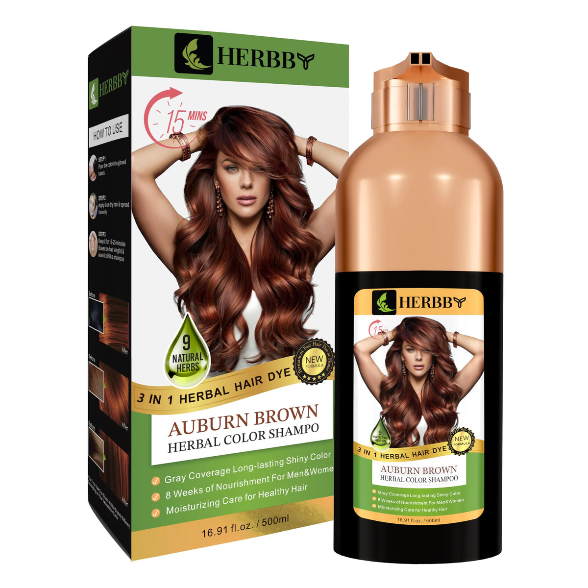 Herbal extracts used in HERBBY Hair Color Shampoo