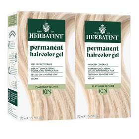 Herbatint 10N Platinum Blonde hair dye packaging front view
