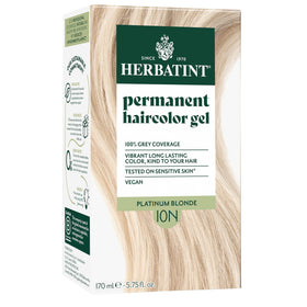 Herbatint 10N Platinum Blonde Permanent Hair Dye front view