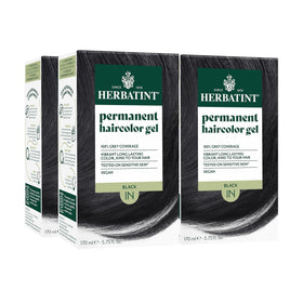 Herbatint 1N Black Permanent Hair Dye packaging front view