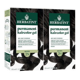 Herbatint 2N Brown Permanent Hair Dye front view