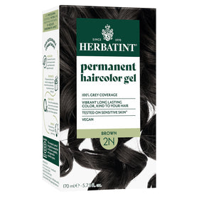 Herbatint 2N Brown Permanent Hair Dye packaging front view