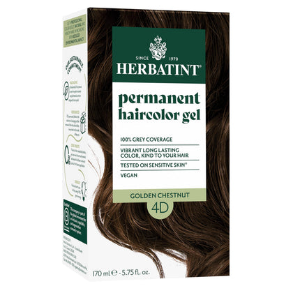 Herbatint 4D Golden Chestnut Brown Hair Dye packaging front view