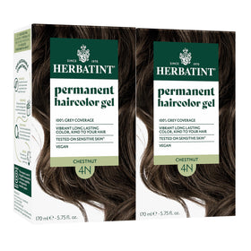 Herbatint 4N Chestnut Brown Permanent Hair Dye front view