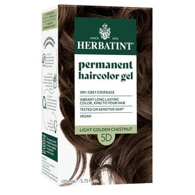Herbatint 5D Light Golden Chestnut Brown Hair Dye front view