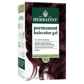 Herbatint 5M Light Mahogany Chestnut Brown Hair Dye box front view