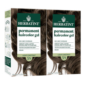 Herbatint 5N Light Chestnut Brown hair dye packaging front view