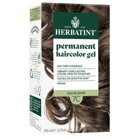 Herbatint 7C Ash Blonde Permanent Hair Dye packaging front view