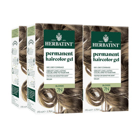 Herbatint 7N Blonde Permanent Hair Dye 4 Pack front view