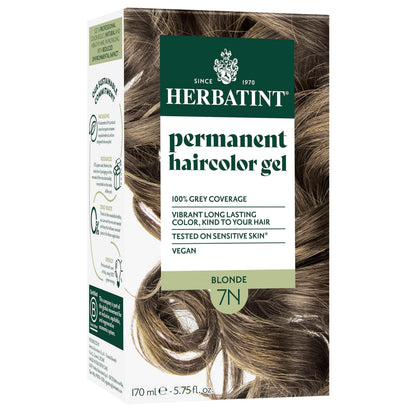 Herbatint 7N Blonde Permanent Hair Dye packaging front view