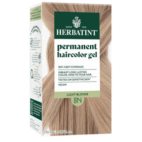 Herbatint 8N Light Blonde Permanent Hair Dye packaging front view