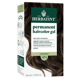 Herbatint Chestnut Brown Permanent Hair Dye 222g front view