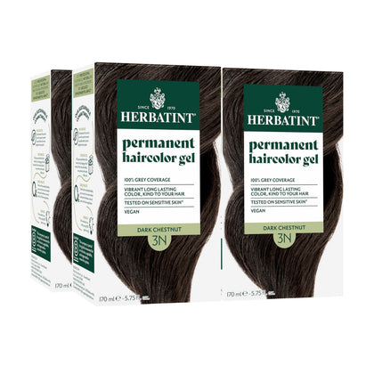 Herbatint Dark Chestnut Brown Hair Dye packaging front view