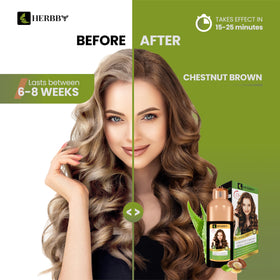 HERBBY Gray Hair Coverage Conditioner 500ml bottle side view