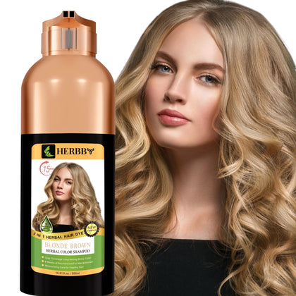HERBBY Hair Color Shampoo 500 mL bottle front view