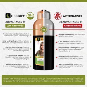 HERBBY Hair Color Shampoo packaging details