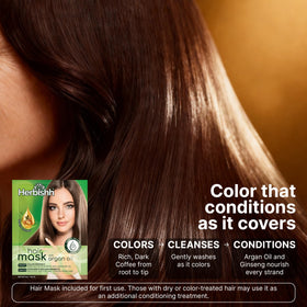 Herbishh Dark Coffee Hair Dye Shampoo lifestyle scene