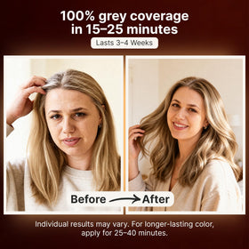 Herbishh Dark Natural Blonde Hair Dye Shampoo 500ml side view