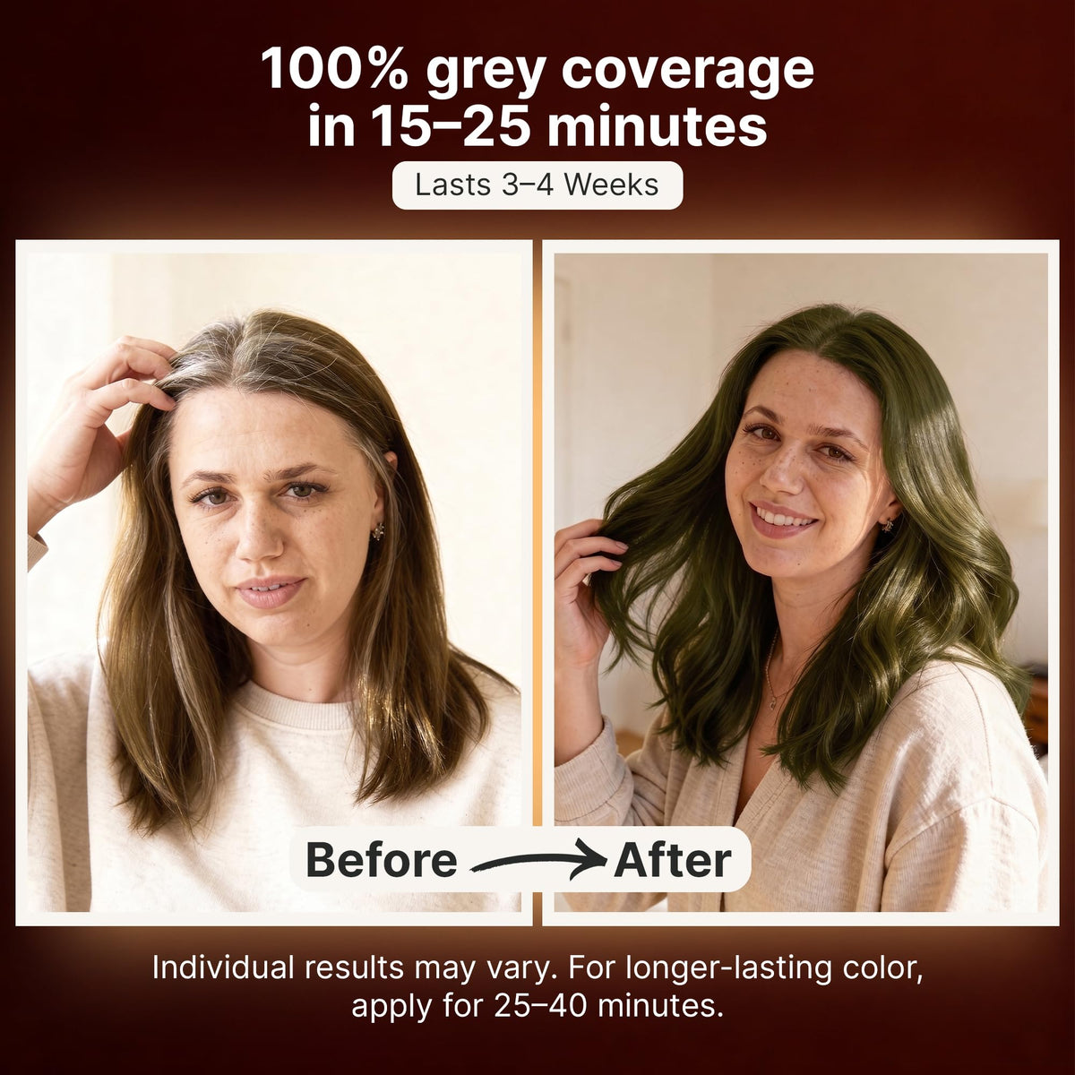 Herbishh Hair Color Shampoo 500ml with argan hair mask included