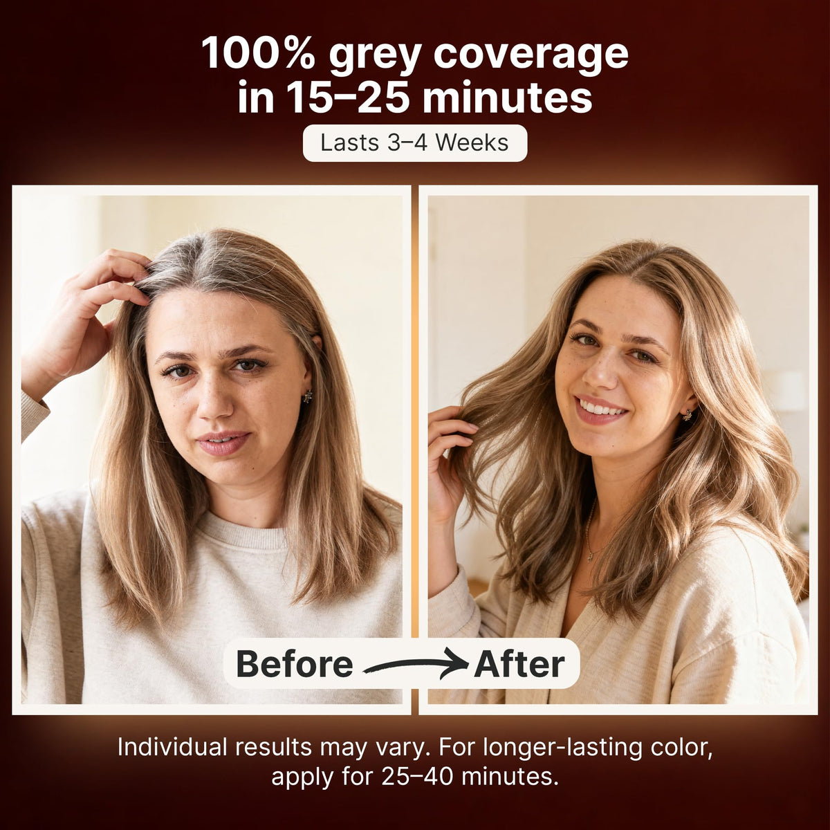 Herbishh Light Blonde Hair Dye Shampoo 500ml side view
