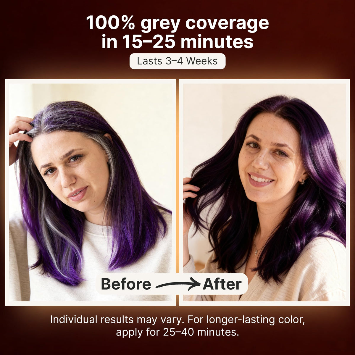 Herbishh Magic Hair Dye Shampoo 500ml side view showing cap