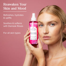 HERITAGE STORE Rosewater Facial Mist 12 fl oz side view