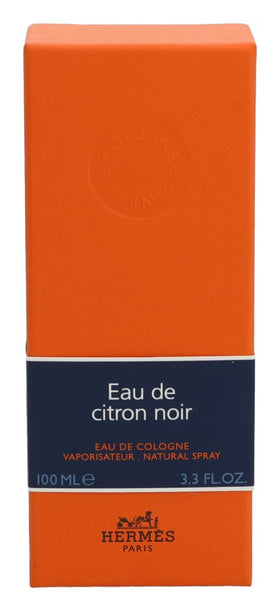 Hermès Eau De Citron Noir packaging with citrus elements