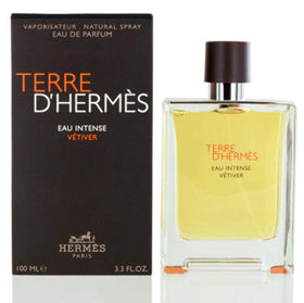 Hermès Terre D'Herm Eau Intense Vetiver Eau De Parfum packaging and bottle